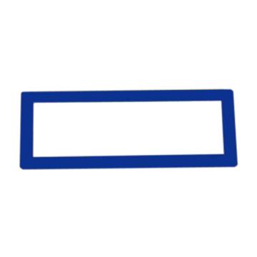 嘉辽 货架物料信息磁性卡套A9,45×120mm,蓝色,软磁，EBS3479 售卖规格：10个/包