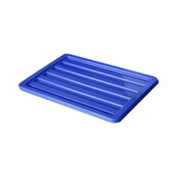 英达斯贝克 塑料周转箱盖子，蓝色,5#箱盖 外尺寸:340×270×10mm 售卖规格：1个