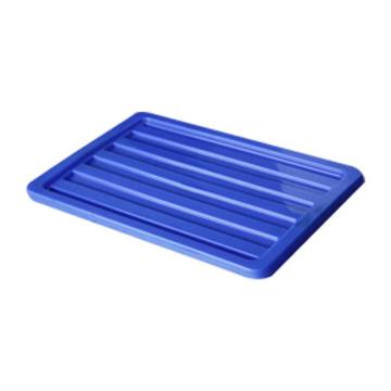 英达斯贝克 塑料周转箱盖子，蓝色,4#箱盖 外尺寸:410×310×10mm 售卖规格：1个
