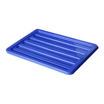 英达斯贝克 塑料周转箱盖子，蓝色,3#箱盖 外尺寸:520×350×10mm 售卖规格：1个