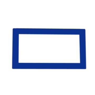 嘉辽 货架物料信息磁性卡套A10,45×80mm,蓝色,软磁，EBS3474 售卖规格：10个/包