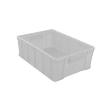 英达斯贝克 塑料周转箱，7#白色 外尺寸:300×200×87mm 售卖规格：1个