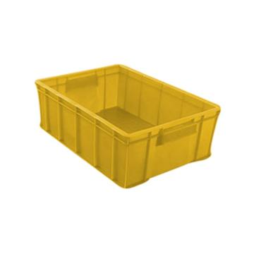 英达斯贝克 塑料周转箱，10#黄色 外尺寸:145×95×54mm 售卖规格：1个