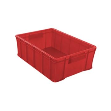 英达斯贝克 塑料周转箱，10#红色 外尺寸:145×95×54mm 售卖规格：1个