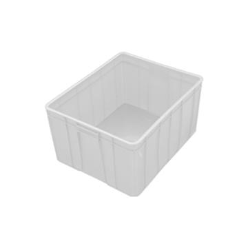 英达斯贝克 塑料周转箱，M20白色,2#封闭箱 外尺寸:595×485×315mm 售卖规格：1个