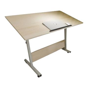 臻远 笔记本电脑桌升降桌，ZY-MSZ-16 （63.5-88cm升降)1000*600mm 可倾斜移动桌折叠床边桌加高 北美枫木加厚版 售卖规格：1台