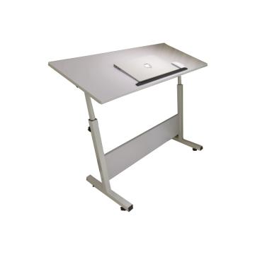 臻远 笔记本电脑桌升降桌，ZY-MSZ-10 （63.5-88cm升降）800*500mm 可倾斜移动桌折叠床边桌加高 纯白 售卖规格：1台