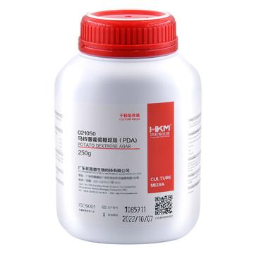 环凯微生物 马铃薯葡萄糖琼脂(PDA)(添加抗生素)，21050 250g/瓶 售卖规格：1瓶