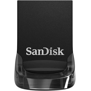 闪迪(SanDisk)64GB USB3.1 U盘 CZ430酷豆 黑色 读速130MB/s