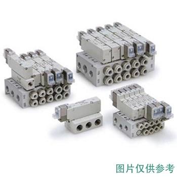 SMC 5通先导式电磁阀，25A-VQZ1151-5LO1 25A-VQZ1000系列，对应二次电池，底板配管型，插头引线式 售卖规格：1个