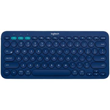 罗技/Logitech 无线蓝牙键盘，K380蓝色 超薄款 售卖规格：1个