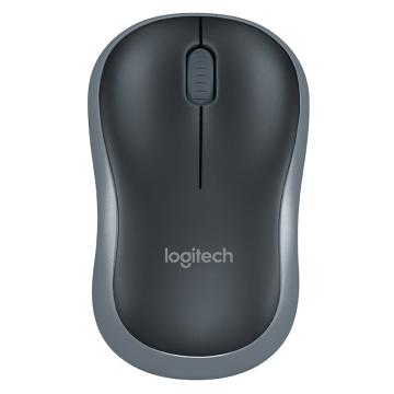 罗技/Logitech 无线鼠标，M186 灰色 商务办公家用鼠标 售卖规格：1个