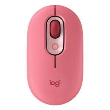 罗技/Logitech 无线鼠标，POP MOUSE 电幻粉 蓝牙无线办公静音鼠标 售卖规格：1个