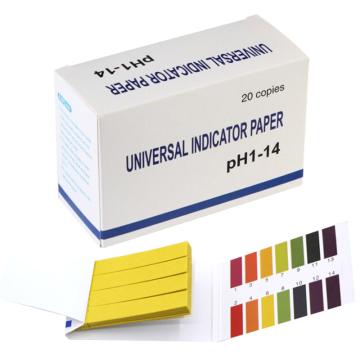 安赛瑞 PH广泛试纸，酸碱度测试纸，1-14，20本装，80片/本，601118 售卖规格：1个