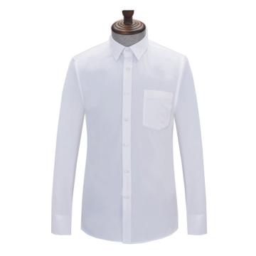 圣凯罗 长袖衬衫，HYC8611-长 男士白色涤棉，60%棉40%聚酯纤维，37-46 售卖规格：1件