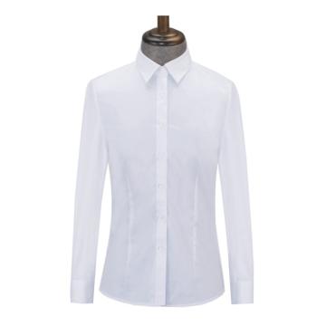 圣凯罗 长袖衬衫，HYC5612-长 女士白色涤棉，60%棉40%聚酯纤维，34-43 售卖规格：1件