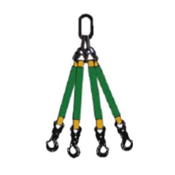东方力神 四叉扁平吊带，额定载荷：2T,使用长度：1500mm, 材质：高强纤维 售卖规格：1个