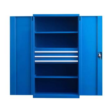 盛悦欣美 重型置物柜，尺寸:1000×500×1800(mm) 蓝色无挂板三抽,每抽屉承载100KG 售卖规格：1个