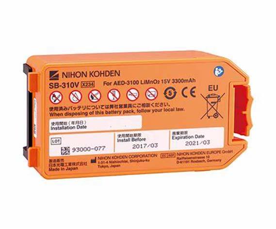 光电/NIHON KOHDEN 四年期电池，SB-310V 适用于AED-3100 售卖规格：1块