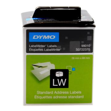 DYMO 地址打印标签纸，S0722370 89mm×28mm 适用LW450/550/4XL/5XL 130张/卷 售卖规格：2卷/盒