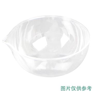 安赛瑞 玻璃蒸发皿 实验器皿圆底蒸发皿具嘴玻璃元皿 直径90mm，600445 售卖规格：1个