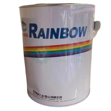 虹牌/RAINBOW 油漆，醇酸面漆，黑色，3.5KG/桶 售卖规格：3.5公斤/桶