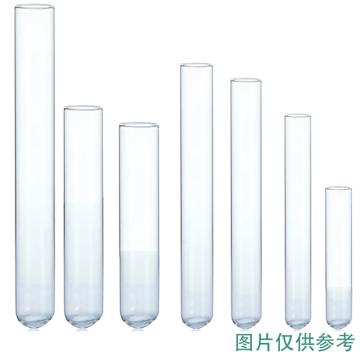 安赛瑞 圆底玻璃试管（10个装）35ml 化学实验室离心管平口圆底试管 18×180mm，600297 售卖规格：10个/件