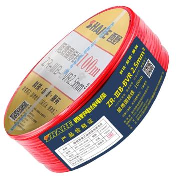 西野 铜芯聚氯乙烯绝缘单芯软线，BVR-2.5 红色 售卖规格：100米/卷