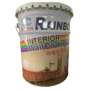 虹牌/RAINBOW 油漆，油漆，内外墙专用涂料米黄4074,18L/桶 售卖规格：18公斤/桶