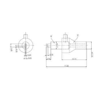 SPT 蘸胶头，DD-EST-0534 1059D-17.48-WEST-GRID-1.45*0.65-3*2 售卖规格：1个