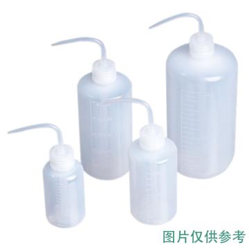 安赛瑞 挤压式洒水壶（2个装）塑料洗瓶白盖弯嘴喷壶浇水壶 500ml，600274 售卖规格：2个/件
