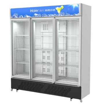 海尔 三门立式商用保鲜冷藏柜饮料玻璃展示柜，SC-1050HS 有效容积985L 售卖规格：1台
