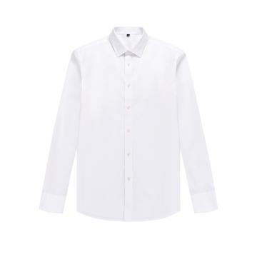 笙谷 长袖商务衬衫，XGSGND2001-44 男士白色100%棉成衣免烫 售卖规格：1件
