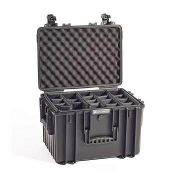 倍威 手提安全工具箱 防水镜头收纳箱干燥箱 黑色，Type5500/B/RPD 底部间隔，430x300x300 售卖规格：1个