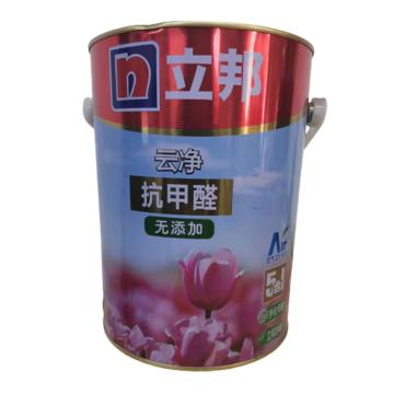 立邦 云净抗甲醛净味五合一无添加内墙乳胶漆，5L/桶 售卖规格：5升/桶