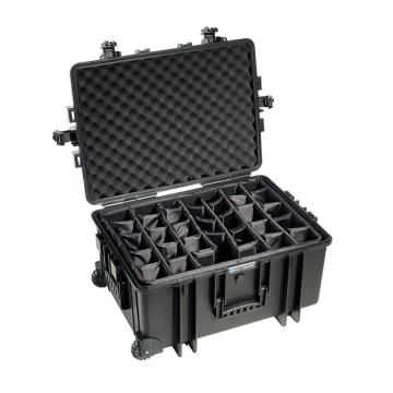 倍威 拉杆安全箱 摄像机拉杆箱大号防潮箱 黑色，Type 6800/B/RPD 底部间隔，585x410x295 售卖规格：1个