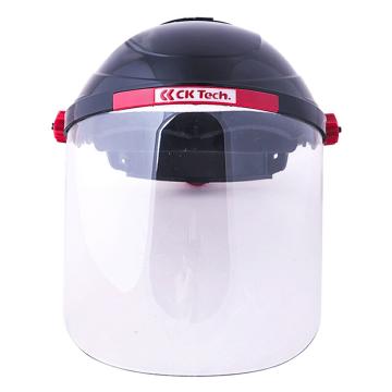 成楷科技 CKL-3117 头戴式透明防护面罩 防冲击耐高温炒菜防油烟防飞溅面屏 黑色
