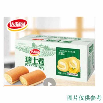 达利园 瑞士卷，香蕉味 1600g/袋，20袋/箱 售卖规格：1箱