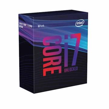 英特尔/Intel 盒装CPU处理器，i7-9700K 酷睿八核 8核8线程 单核睿频至高可达4.9Ghz 售卖规格：1套