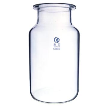 垒固 平底开口反应器烧瓶(筒形)，B-027505 5000ml，150mm 售卖规格：1只