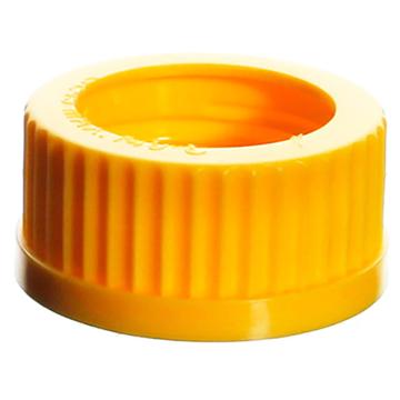 垒固 GL45开孔瓶盖（孔径34mm），W-020713 黄色，PP材质，开孔直径34mm 售卖规格：1个