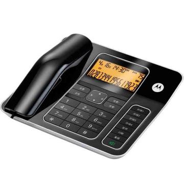 摩托罗拉/Motorola 有绳电话机，CT340C 黑色 售卖规格：1台