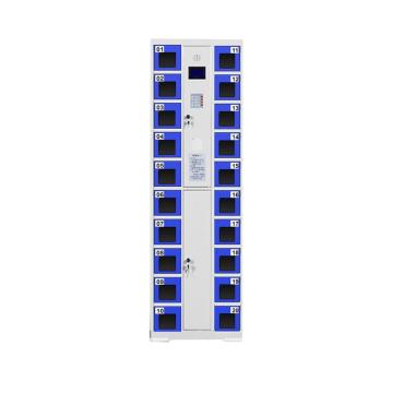 盛悦欣美 20门手机柜指纹款(透视窗)，长宽高:555×300×1800(mm),默认蓝色 售卖规格：1台