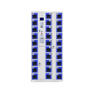盛悦欣美 30门手机柜指纹款(透视窗)，长宽高:830×300×1800(mm),默认蓝色 售卖规格：1台