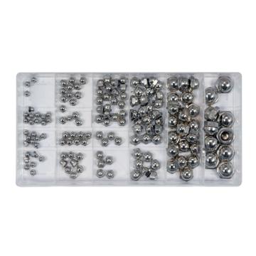 易尔拓/YATO 不锈钢螺母组套，150件套YT-06775 售卖规格：1盒