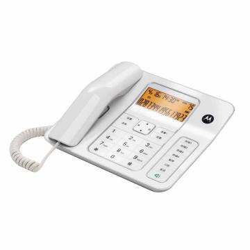 摩托罗拉/Motorola 有绳电话机，CT340C 白色 售卖规格：1台