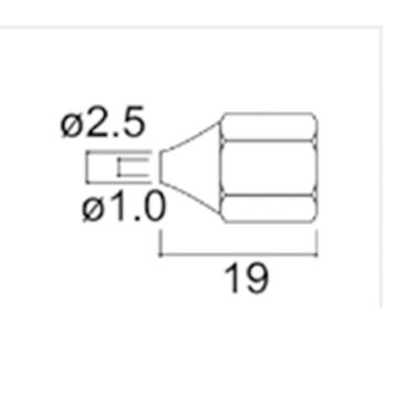 HAKKO 热熔枪喷嘴，A1088