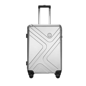 外交官（Diplomat）拉杆箱，24寸ABS+PC行李箱 YH-6963-508 银色