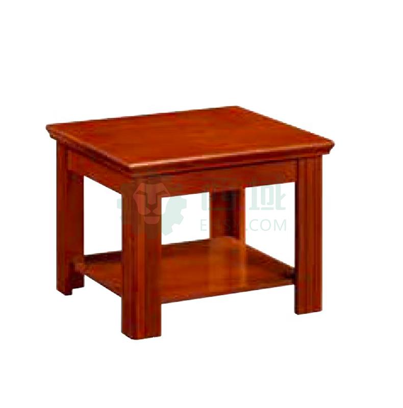 企诺 时尚胡桃木色方茶几油漆矮桌，QN-LK-LN0063 600W*600D*480 售卖规格：1个