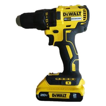 得伟/Dewalt 充电式无刷起子电钻，DCD7771D2 ，夹持13mm，硬扭/软扭65/24Nm，20V/2.0Ah两电一充 售卖规格：1台